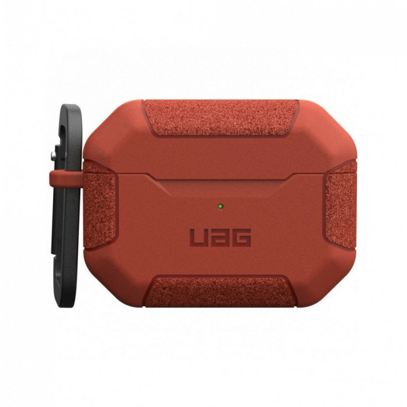 Чехол + карабин UAG Scout Case Rust для Apple AirPods Pro 2 красный 104123119191
