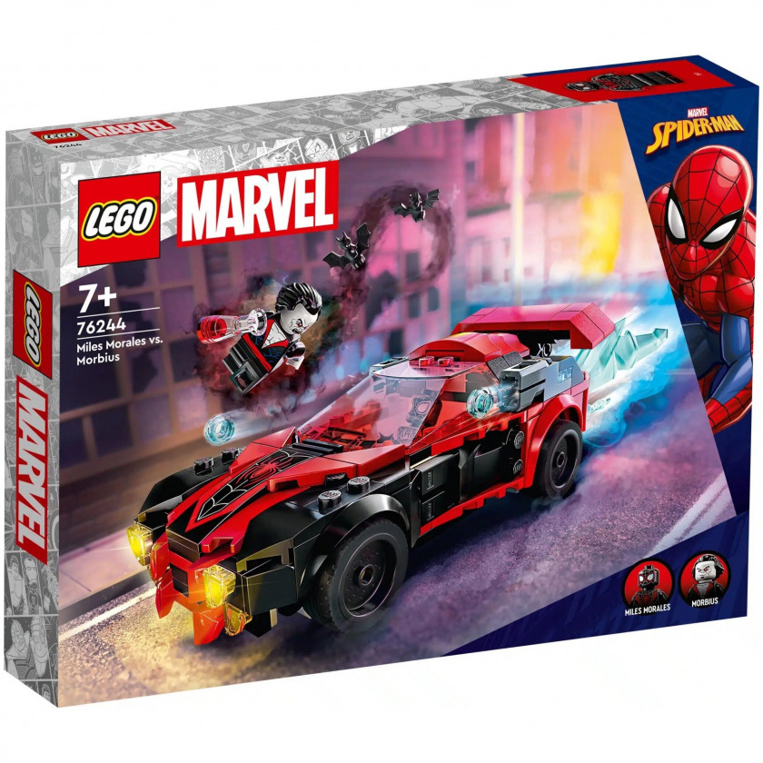 Конструктор LEGO Marvel 76244 Miles Morales vs. Morbius