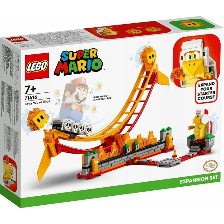Конструктор LEGO Super Mario 71416 Дополнительный набор Поездка на лаве