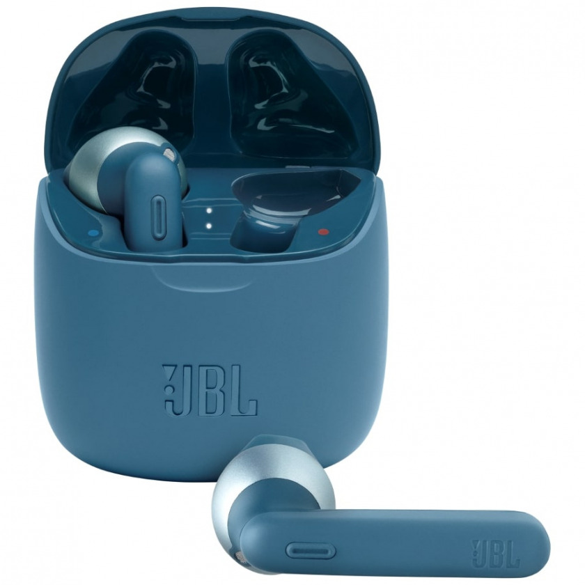 Беспроводные наушники-гарнитура JBL Tune 225 TWS Blue голубые JBLT225TWSBLU