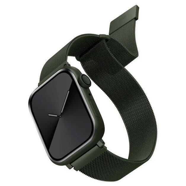 Ремешок Uniq Dante Strap Mesh Steel для Apple Watch 38/40/41 зеленый DANGRN