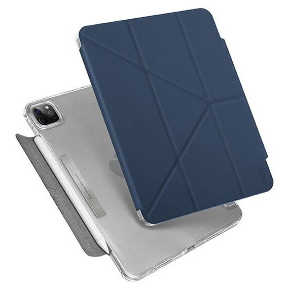 Чехол-книжка Uniq Camden Anti- microbial Blue для iPad Pro 11(2021) голубой NPDP11(2021)-CAMIBL