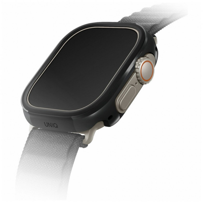 Чехол Uniq Valencia для Apple Watch 49 мм Black черный 49MM-VALBLK