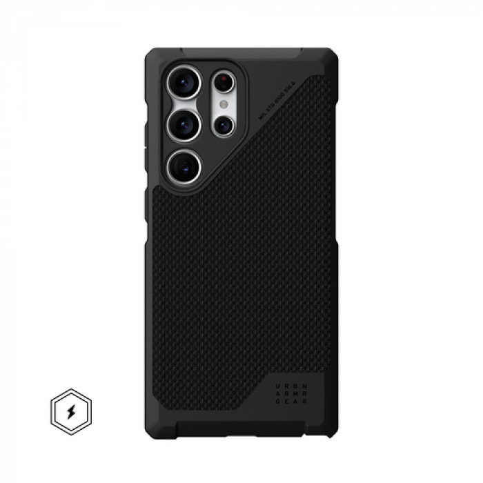 Чехол UAG Metropolis LT Pro Case with MagSafe для Samsung Galaxy S23 Ultra Kevlar Black черный кевлар 214162113940