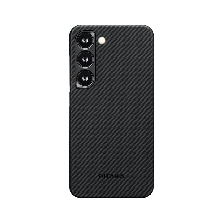 Чехол Pitaka MagEZ Case 3 600D Aramid Fiber Black/Grey Twill для Samsung Galaxy S23+ черный/серый карбон KS2301S