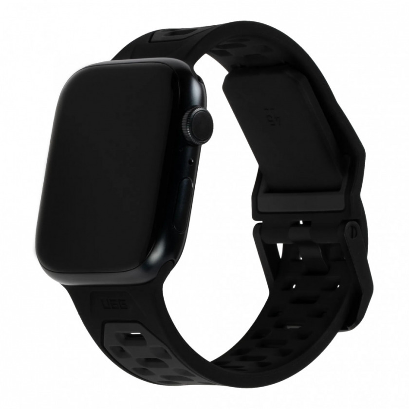 Силиконовый ремешок UAG Civilian Strap Black/Graphite для Apple Watch 42/44/45/49 мм чёрный/графит 194002114032