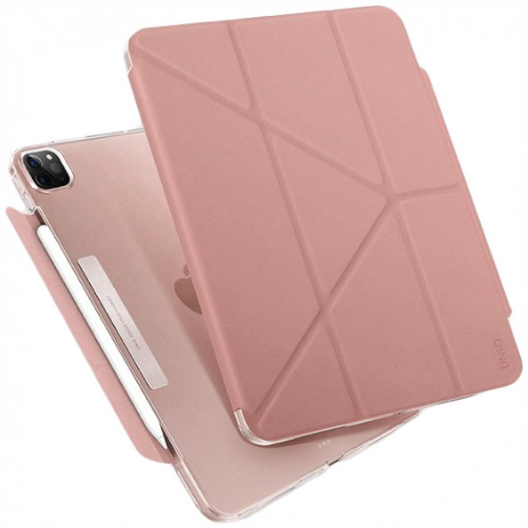 Чехол-книжка Uniq Camden Anti-microbial Pink для iPad Pro 11 (2020-2021) розовый NPDP11(2021)-CAMPNK