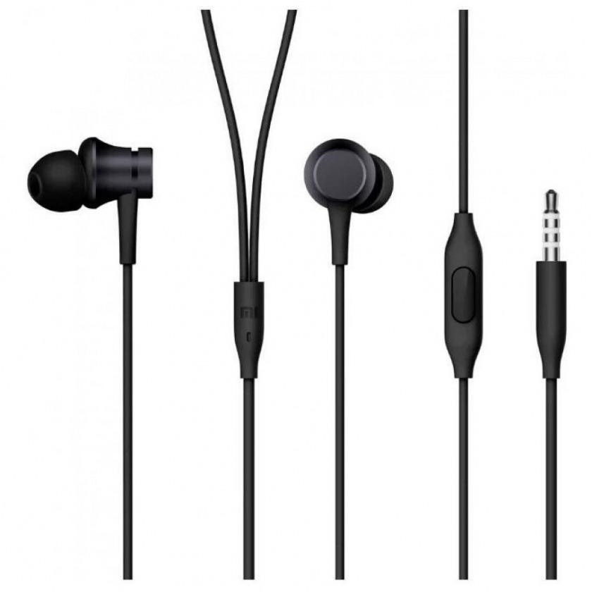 Наушники-гарнитура Xiaomi Mi Piston Headphones Basic Matte Black черные ZBW4354TY
