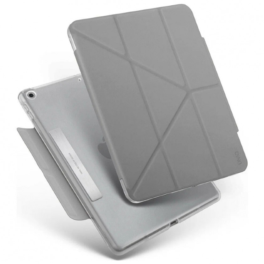 Чехол-книжка Uniq Camden Anti-microbial Grey для iPad 10.2(2019/20/21) серый PD10.2GAR-CAMGRY
