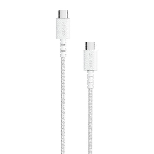 Кабель Anker Powerline Select+ USB-C to USB-C 0.9 метра White белый A8032H21