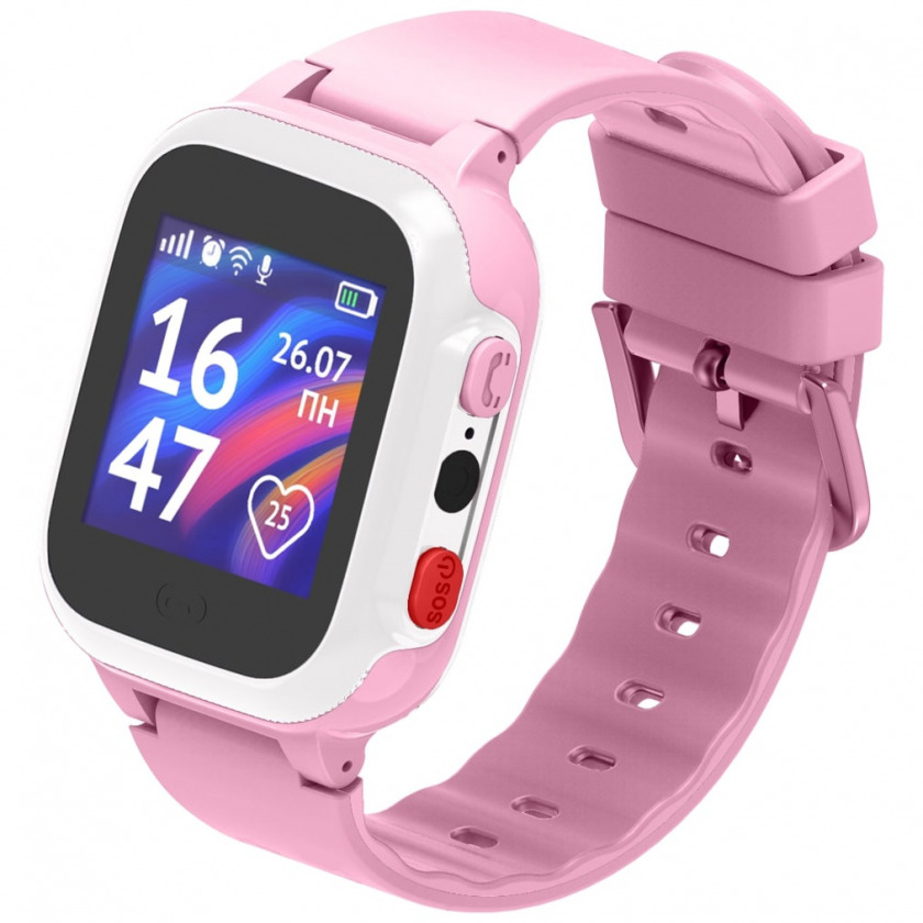 Детские смарт-часы с LBS трекером Aimoto Lite Pink розовый 9101202