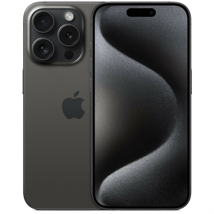 Смартфон Apple iPhone 15 Pro 1TB nano SIM + eSIM Black Titanium Черный Титан