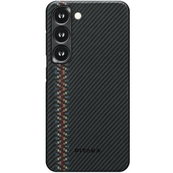 Чехол Pitaka MagEZ Case 3 600D Aramid Fiber Rhapsody для Samsung Galaxy S23+ черный/серый карбон FR2301S
