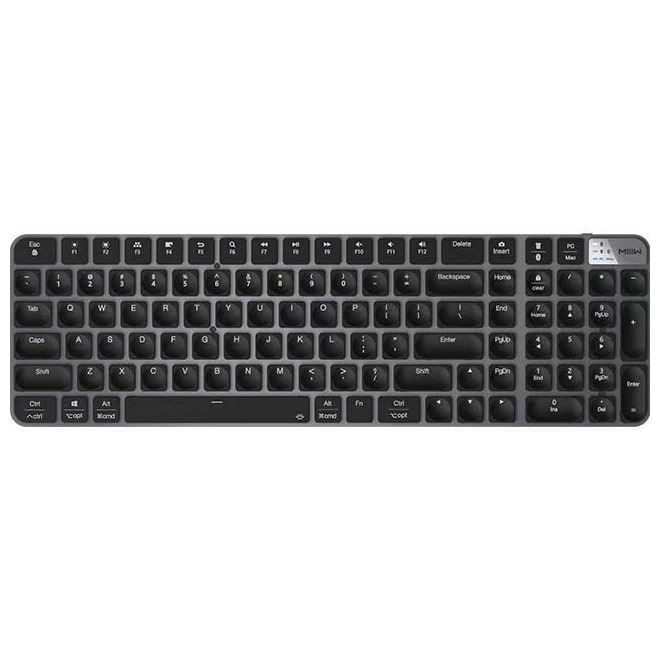 Беспроводная механическая клавиатура Xiaomi MIIIW Wireless Mechanical Keyboard K10 Black черная MWWMKP01