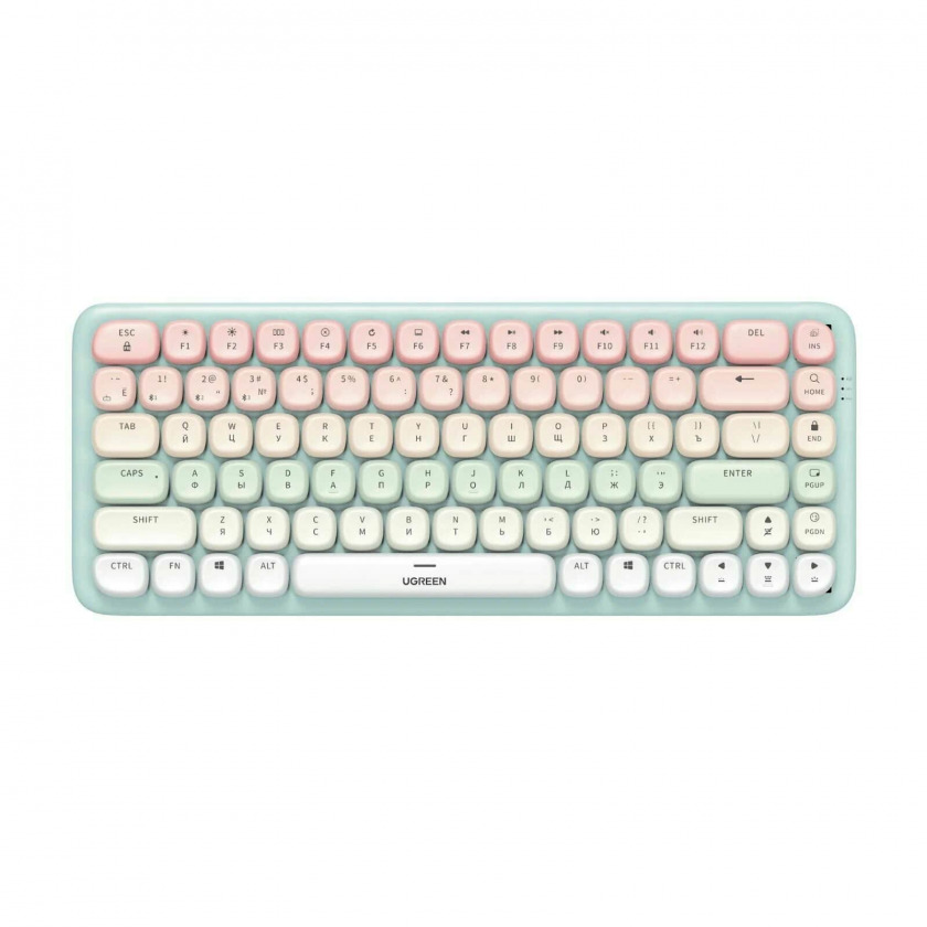 Механическая клавиатура UGREEN KU101 FUN + Mechanical Keyboard Pink розовый 15227