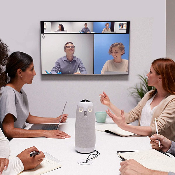     Owl Labs Meeting Owl 3 (Next Gen) 360 Degree Video Conference Camera White  MTW300-1000
