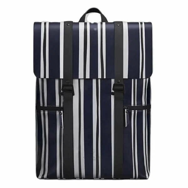 Рюкзак Gaston Luga GL201 Backpack Splаsh GL X Studio Oyama Stripe Pettern для ноутбуков до 16&quot; темно-синий с бежевыми полосками