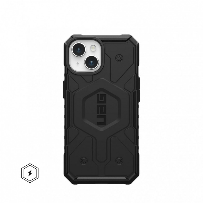 Чехол UAG Pathfinder Black with Magsafe для iPhone 15 черный 114291114040