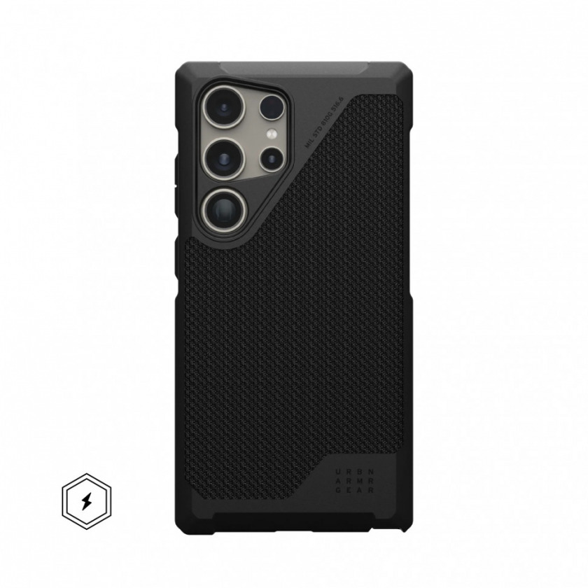Чехол UAG Metropolis LT Pro Case with MagSafe для Samsung Galaxy S24 Ultra Kevlar Black черный 214420113940