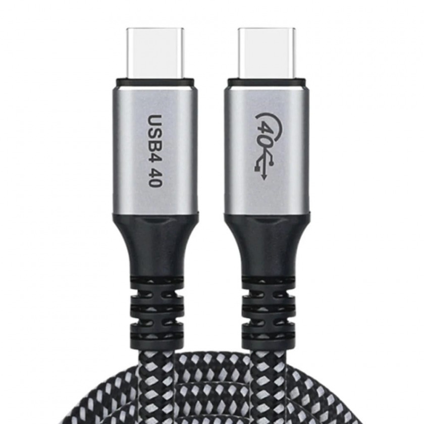  CHOETECH USB-C 4.0 Cable 240W PD 8k 60Hz 120 . Black  XCC-1040