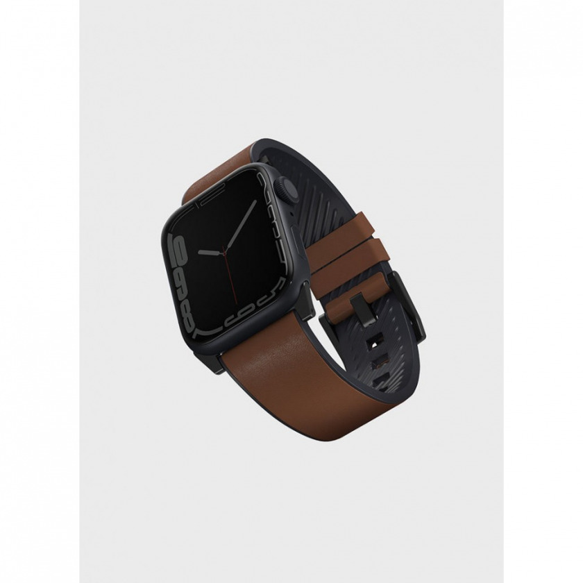  Uniq Straden Waterproof Leather/Silicone  Apple Watch 42/44/45/49  45MM-STRABWN