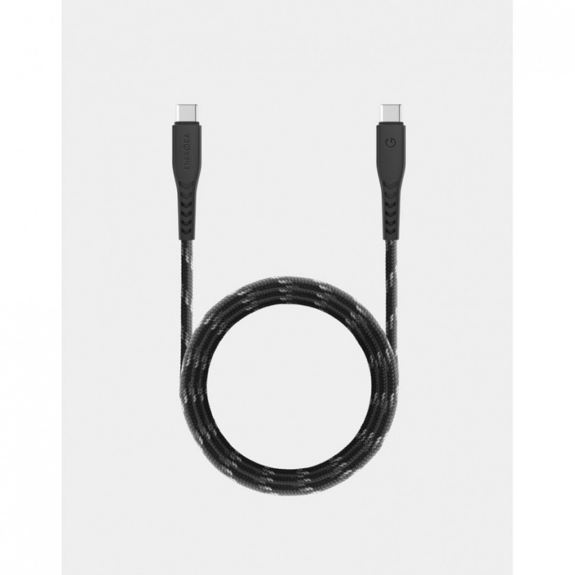  EnergEA NyloFlex USB-C to USB-C Cable 1,5 Black  CBL-NF20CC-BLK150