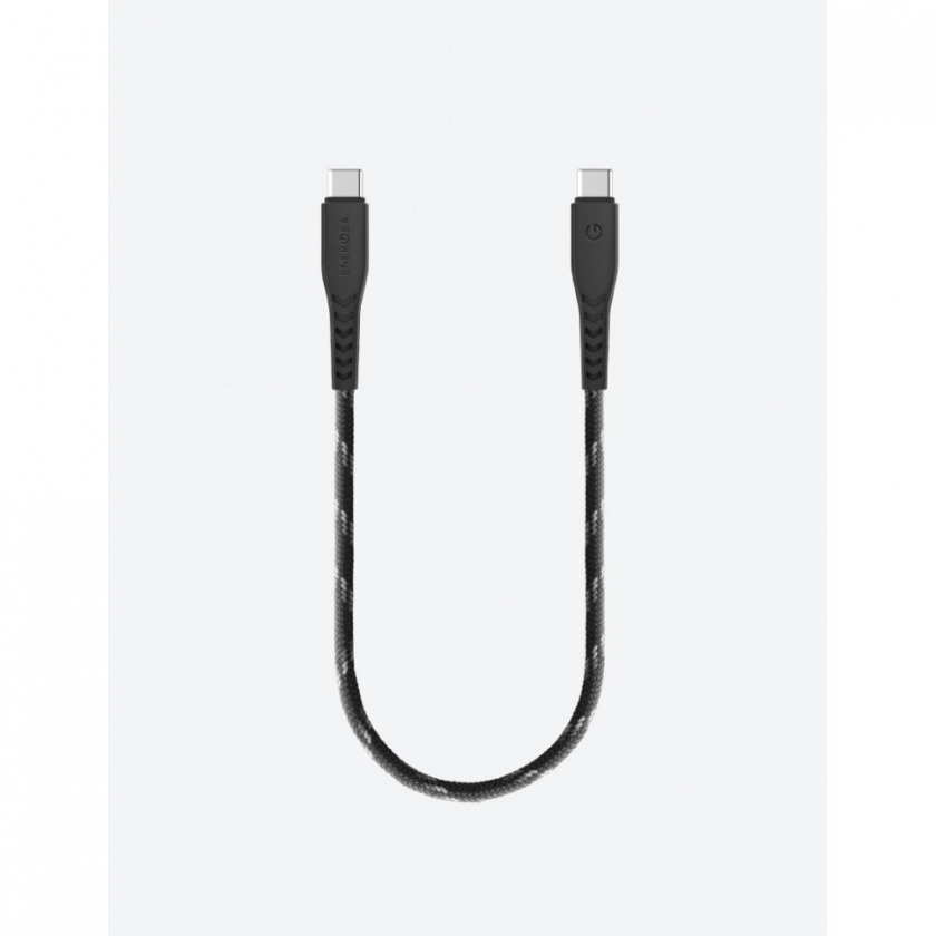  EnergEA NyloFlex USB-C to USB-C Cable 30 Black  CBL-NF20CC-BLK030
