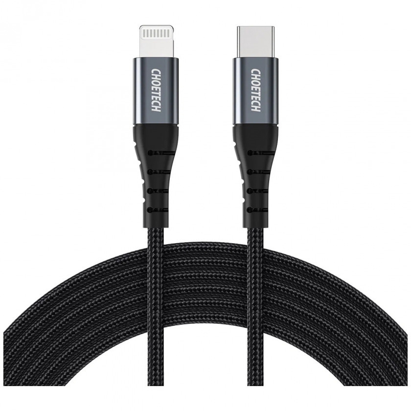  Choetech Nylon Braided Cable MFi USB-C to Lightning 3. - IP0042