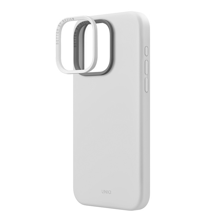  Uniq Lino Hue with MagSafe  iPhone 15 Pro Chalk Grey   IP6.1P(2023)-LINOHMCGRY