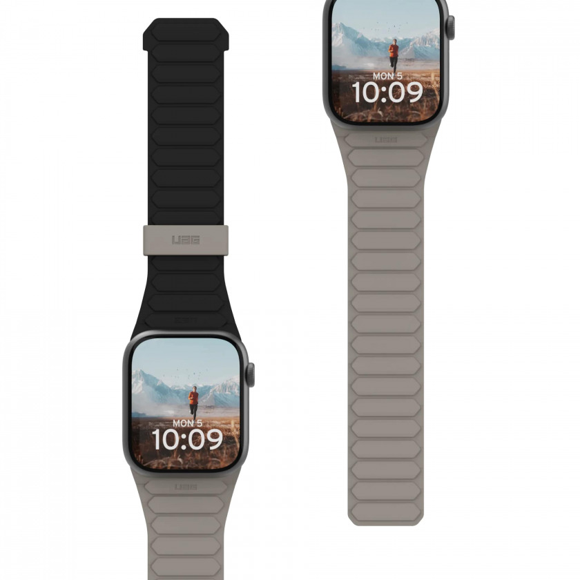   UAG Pathfinder Silicone Black/Titanium  Apple Watch 42/44/45/49  / 194161114036