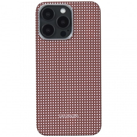  Pitaka Slim Fit Magnetic MagEZ Case 5 Aramid Fiber Bonfire  iPhone 15 Pro Max  KI1501PBON