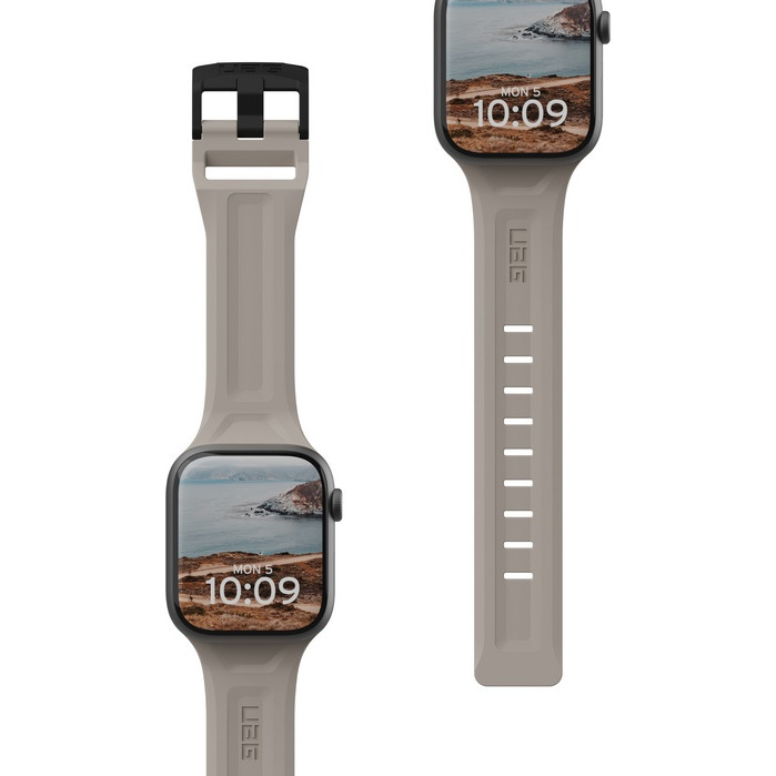   UAG Scout Silicone Strap Titanium  Apple Watch 38/40/41   191498113636