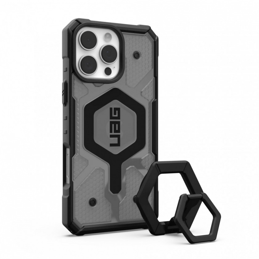  +  UAG Pathfinder  MagSafe  iPhone 16 Pro Max Ash Case + Black Ring  1144651BV02