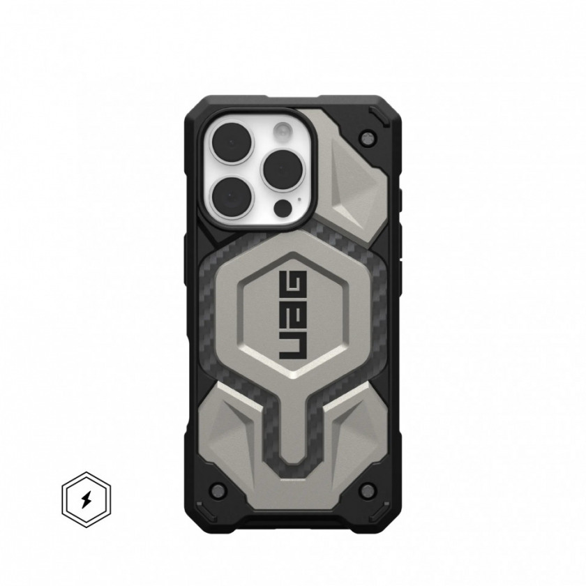  UAG Monarch Pro  MagSafe  iPhone 16 Pro Titanium  114456113636