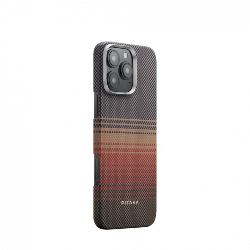  Pitaka StarPeak Tactile Woven Case  iPhone 16 Pro Sunset   KI1601SU