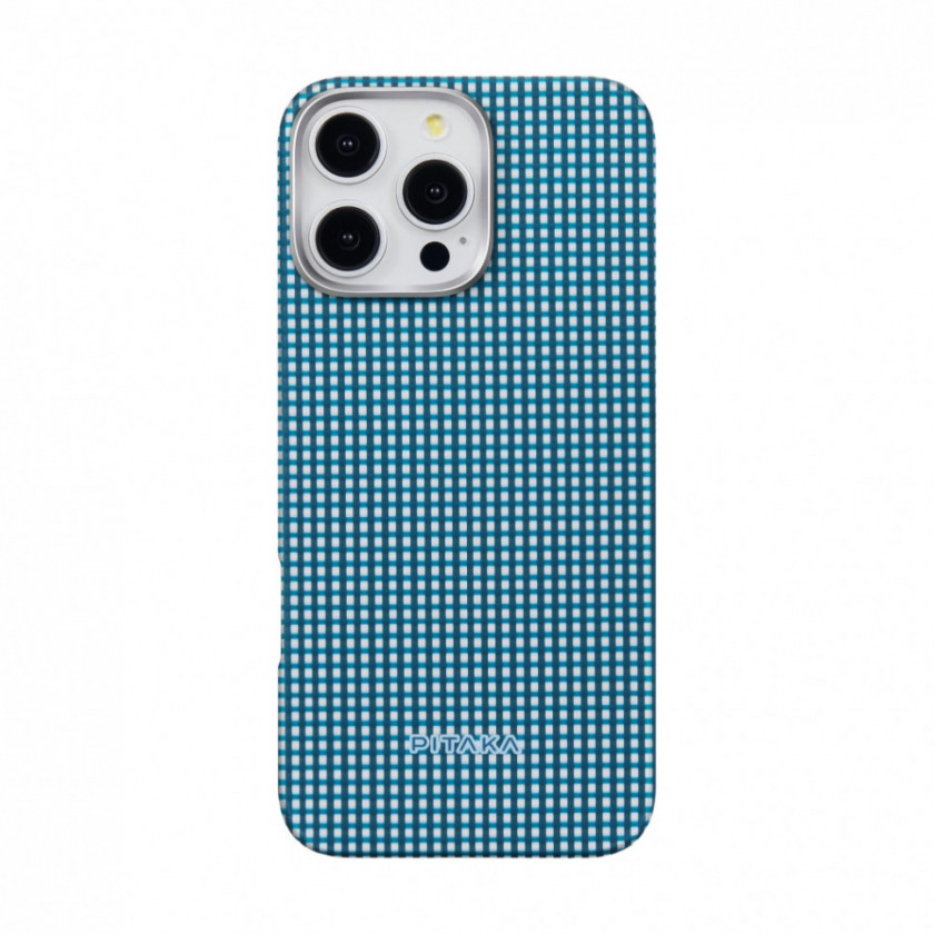  Pitaka Ultra-Slim Case Aramid Fiber Ocean Blue  iPhone 16 Pro  KI1601POCE