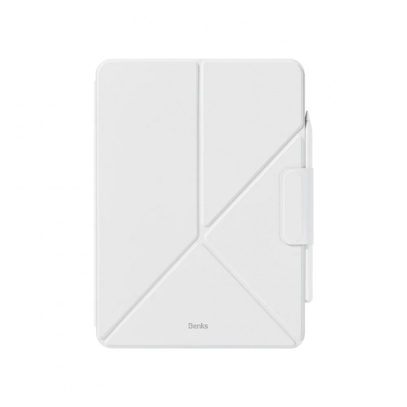 - Benks Urban Magnetic iPad Case  iPad Pro 13(2024) White  C.K.PT.AP.WE.0064