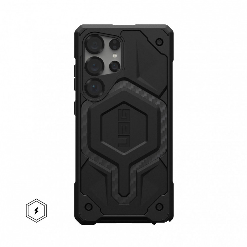  UAG Monarch PRO Series with MagSafe  Samsung Galaxy S25 Ultra Carbon Fiber  214461114242