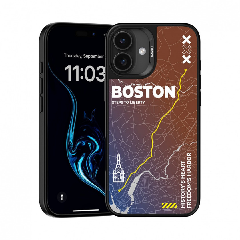   Benks City BOSTON Phone Case (MagSafe)  iPhone 16 C.K.QS.AP.BS.0063