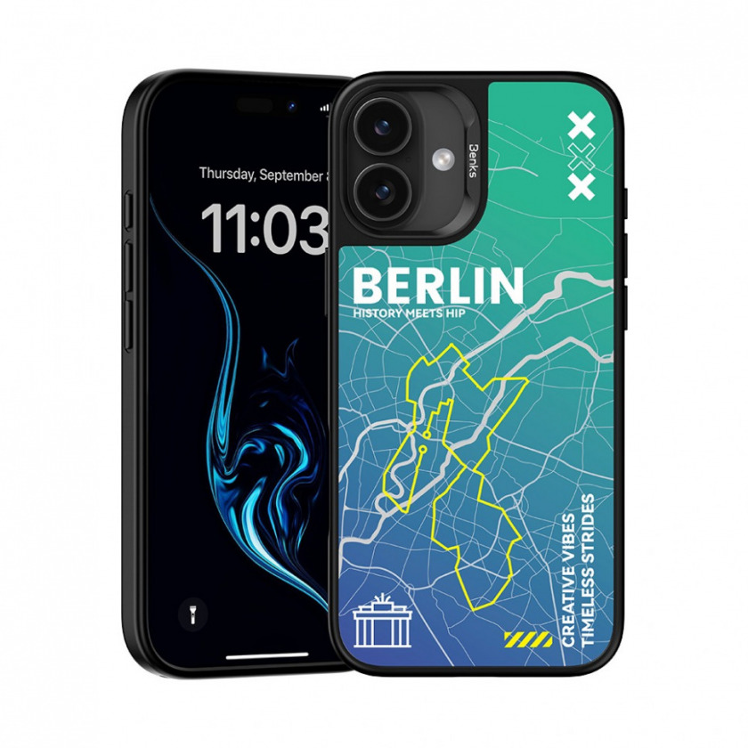   Benks City BERLIN Phone Case (MagSafe)  iPhone 16 C.K.QS.AP.BL.0063