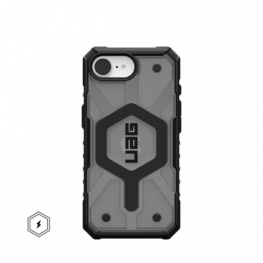  UAG Pathfinder Clear Series with MagSafe  iPhone 16e Ash  114498113131