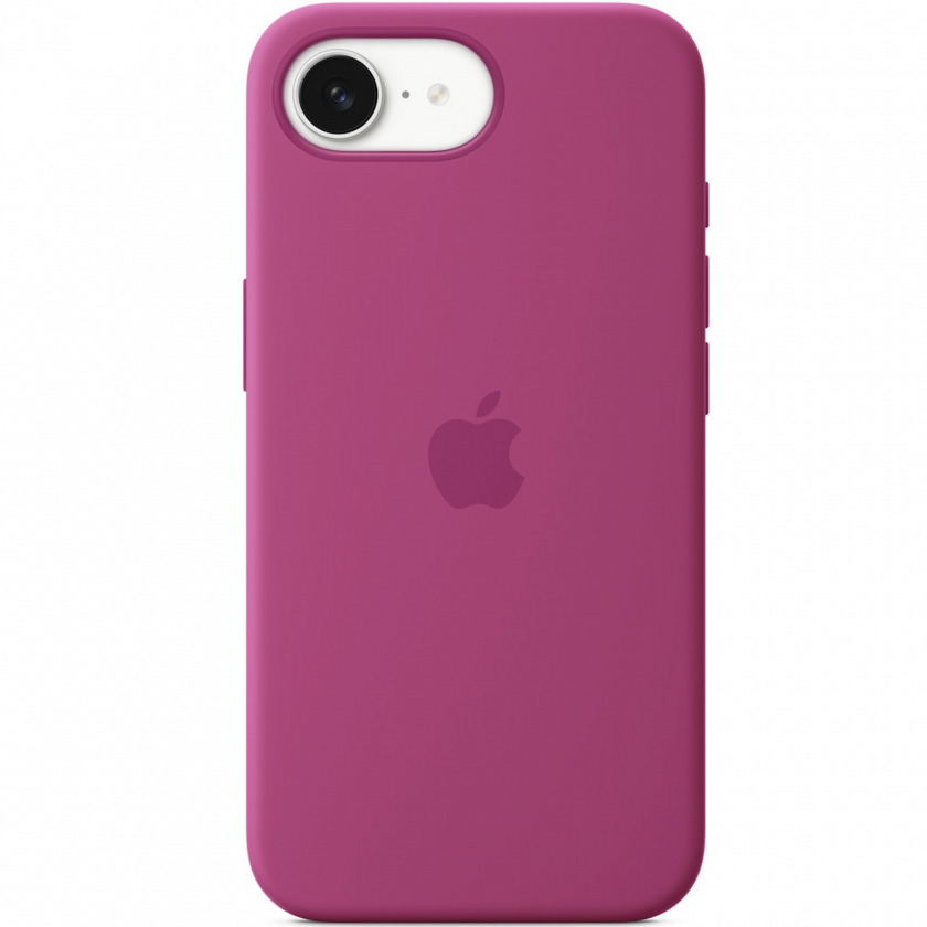   Apple Silicon Case with MagSafe  iPhone 16e Fuchsia  MD3W4