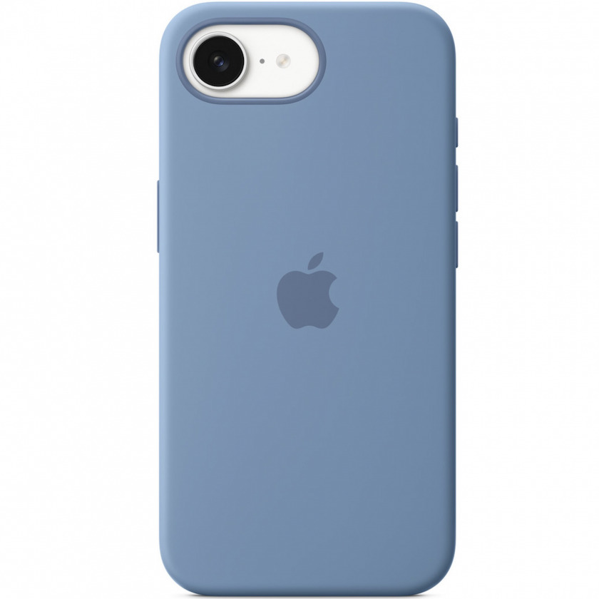   Apple Silicon Case with MagSafe  iPhone 16e Winter Blue  D3Q4