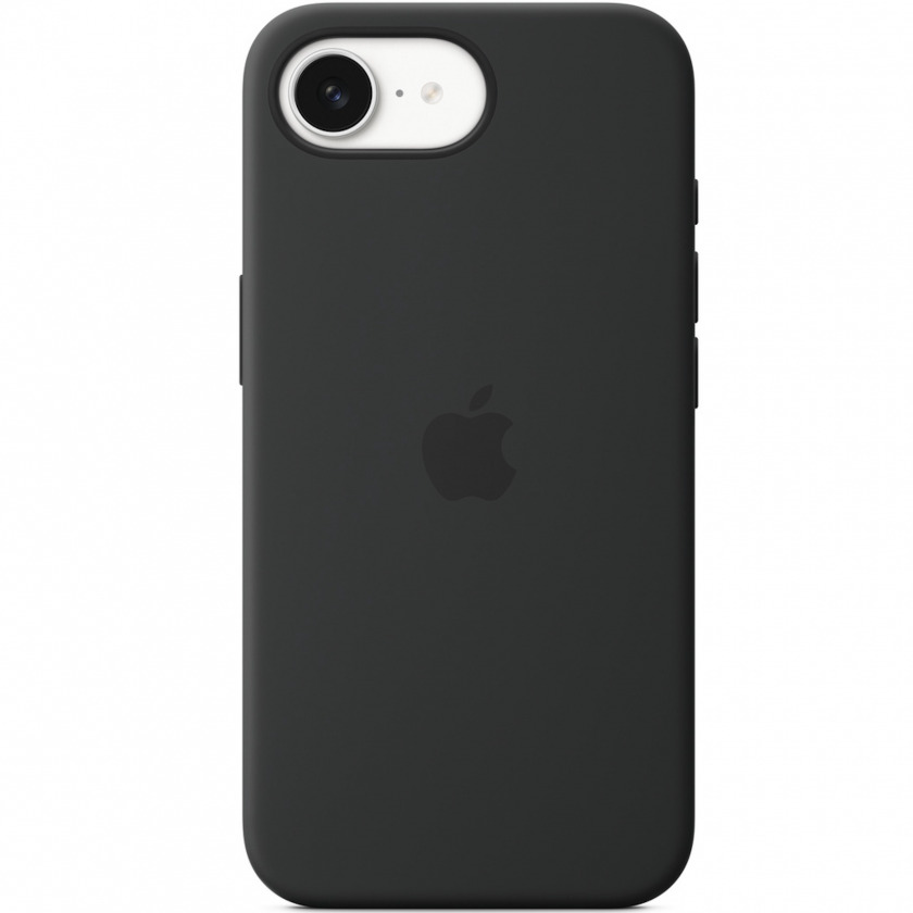   Apple Silicon Case with MagSafe  iPhone 16e Black  MD3N4