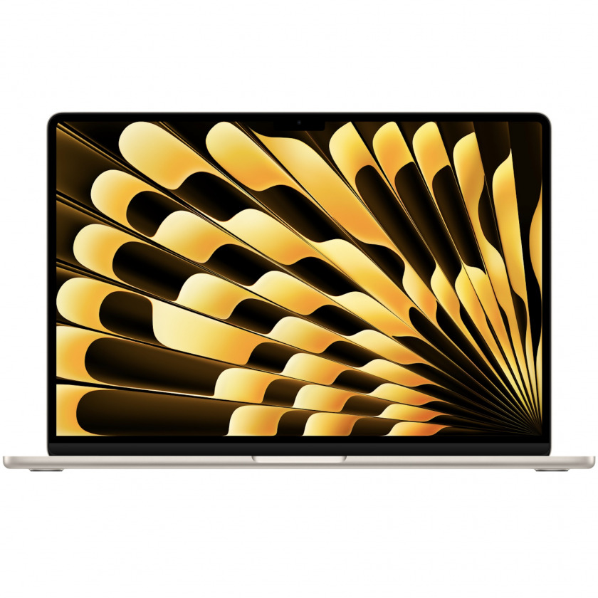  Apple MacBook Air 15 2025 (Apple M4 10-core/16GB/ 256 SSD/ Apple graphics 10-core/ Wi-Fi/Bluetooth/macOS) Starlight  MW1J3
