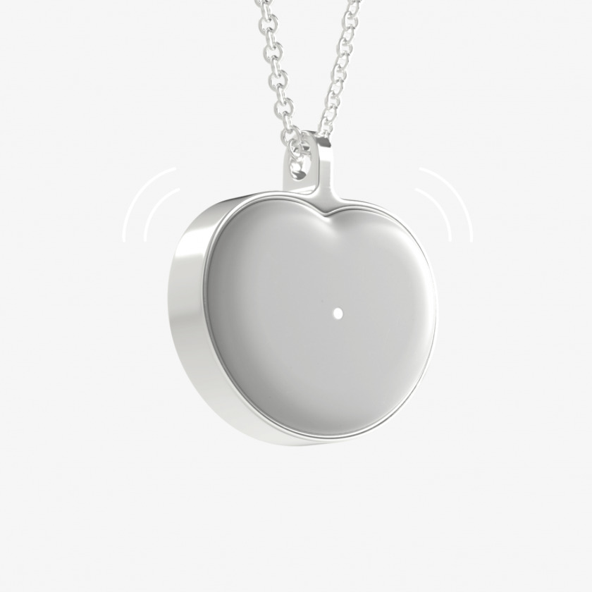   Bond Touch Heart Necklace White 