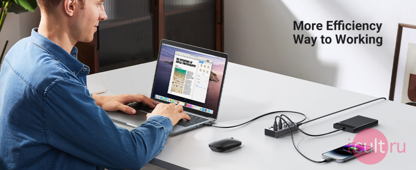UGREEN Powered Switch USB Hub