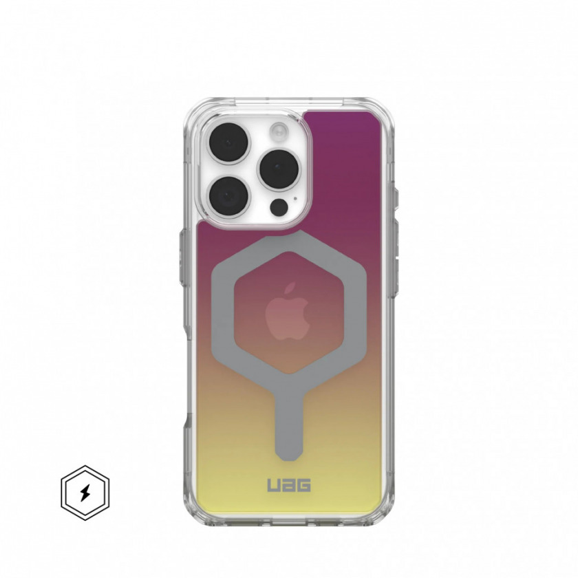  UAG Plyo  MagSafe  iPhone 16 Pro Max Maroon/Yellow Ombre   114481114780