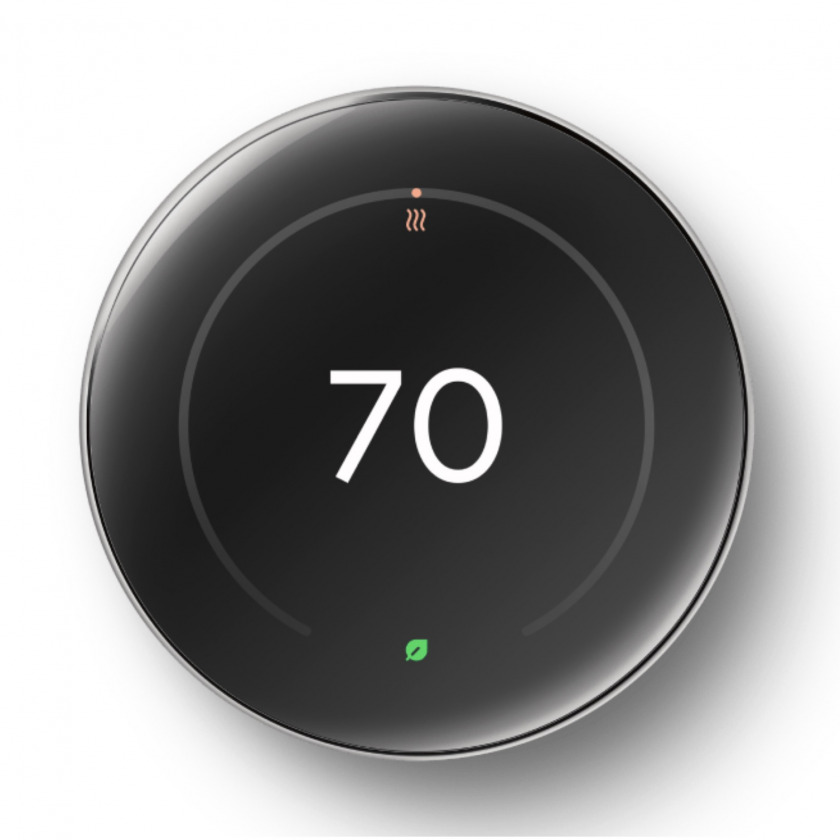   Nest Learning Thermostat 4.0 Polished Silver   GA05551-US