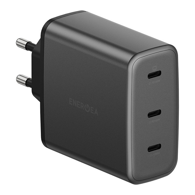  EnergEA AmpCharge GaN100 3C PD/PPS/QC3.0 100W   Gunmetal CHR-AC3C-GAN100EU